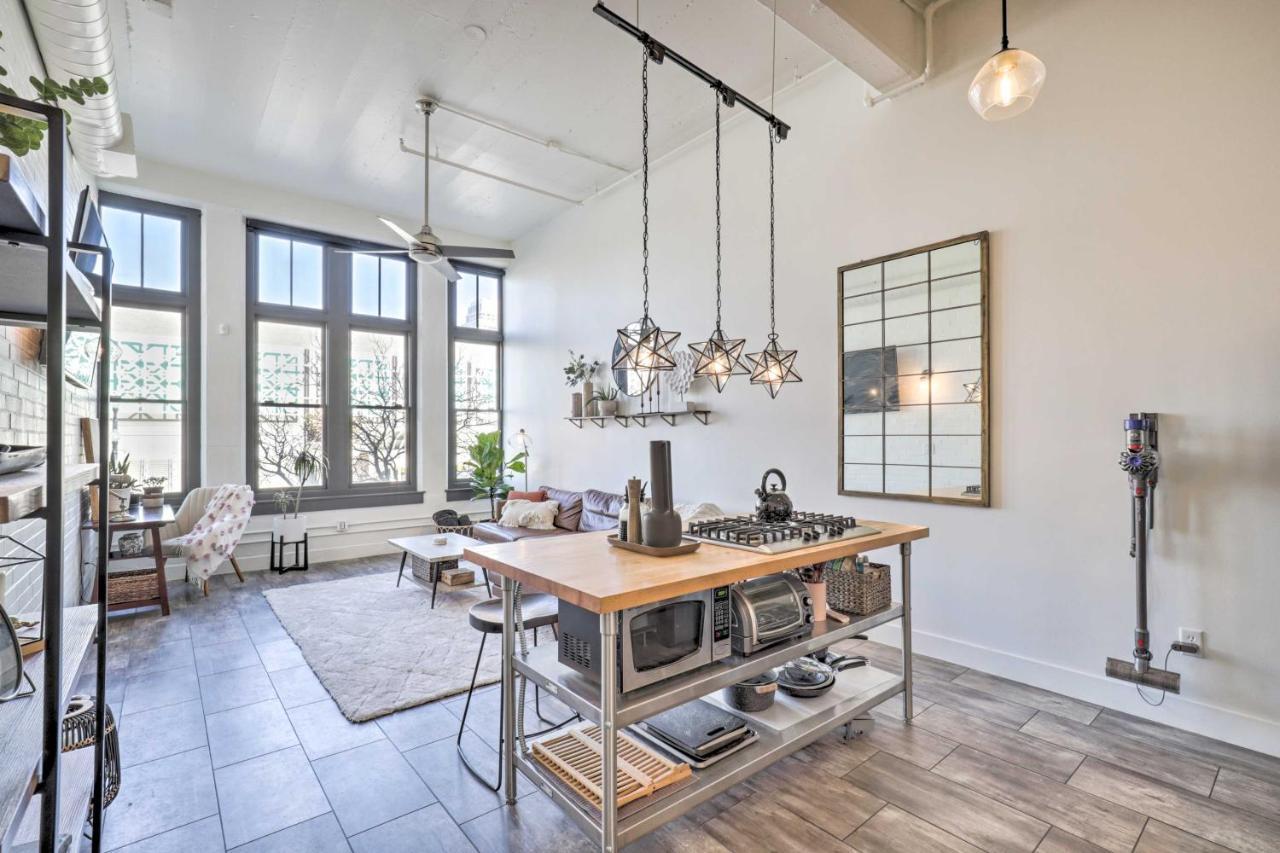 Chic Slc Downtown Studio Loft Walk To Shops Salt Lake City Kültér fotó